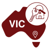 House with keys highlighting Victoria State